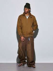 Modcrash Men's Jacket, Thick Thermal Lined, Workwear Style, Autumn/Winter Fall/Autumn/Winter - Khaki - View 6