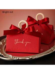 Luxury Wedding Candy Boxes, Portable Handheld Gift Boxes, Suitable For Weddings, Christmas, Valentine's Day, Birthdays, Candy Shop Packaging - Candy Box - View 2
