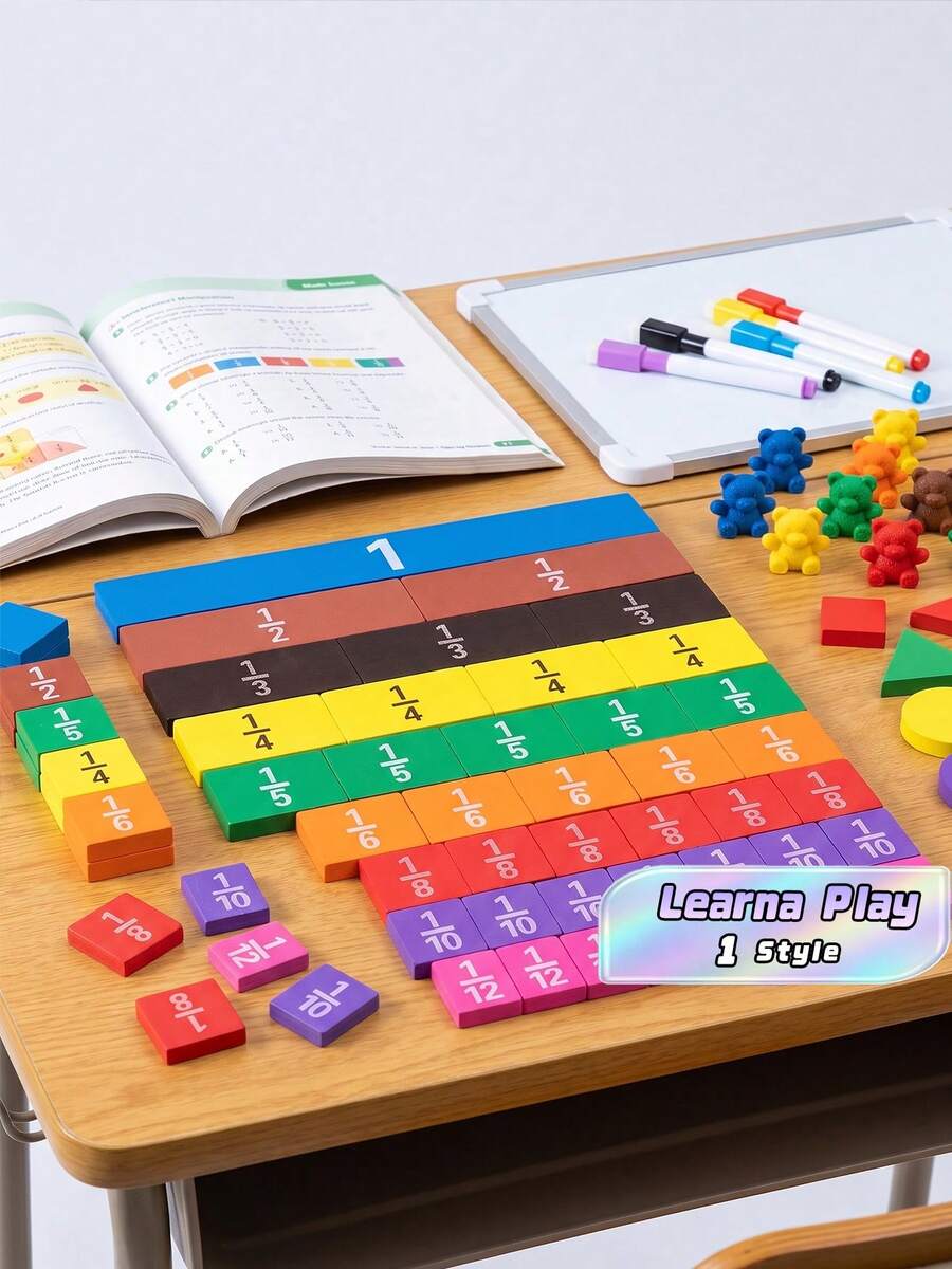 1PC Magnetic Fraction Cube Magnetic Fraction Problem Demonstrator Third And Fourth Grade Math Fraction Block Fraction Problem Addition And Subtraction Demonstrator Teaching Aids School Stuff Back To School