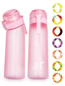 1PC Flavored Water Bottle, Bottle Starter Set, Drinking Bottle With One Random Flavoured Pods Suitable For Gyms, Schools, Flavored Water Bottle - Multicolor - View 1