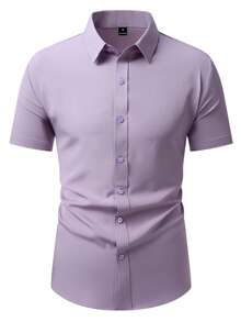 Calvornis Camisas  para hombre - Púrpura polvoriento - Ver 3