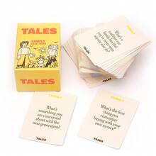 Tales Family Edition Story Game Cards, Interesting Question & Answer Interactive Board Game For Family Time - Multicolor - View 4
