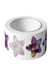 500Pcs/Roll Multicolor Star Self-Adhesive Stickers 1inch, 8 Colors PVC Waterproof Decals For DIY Crafts, Planner, Teacher, Office, Classroom, Home, Gift - Multicolor - View 4