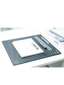 Ultra Size Self Healing Cutting Mat Suitable For Fabric,Paper And Cardboard - Heavyweight Craft,Office,School, - Green Grid Layout And White Edges For Precise Alignment - Soft And Sturdy Surface,Long Lasting - multicolor - View 6
