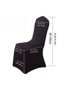 White Stretch Chair Covers For Wedding Folding Chairs Elastic Banquet Slipcovers Party Decor Ceremony Seating Covers Wrinkle Resistant Universal Fit - A - View 7