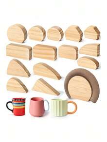 Clay Cup Handle Mold: Ceramic Cup Handle Making Tool, Clay Cup Handle Mold, Clay Cup Handle Shaping Tool, Various Sizes And Shapes, Suitable For Ceramic Cups, Coffee Cups And Other DIY Projects - log color - View 9