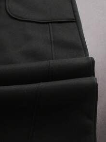 STYNVO Men's Casual Streetwear Versatile Solid Color Sweatpants Beach Grad Office Black Autumn - Black - View 4