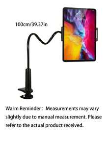1pc 360° Rotating Universal Adjustable Gooseneck Slouchy Smartphone Holder, Head-Mounted Phone Stand, Dual Clip Bracket, Compatible With 4-7 Inch Phones, Reserved Charging Port, Suitable For Living Room, - Multi-color upgrade - View 12