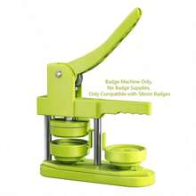 Badge Maker Press Machine Punch Kit, Suitable For Making Fridge Magnets, Brooches, Badges, Includes Round Cutter, Ideal For Christmas, Halloween Crafts And Personalized Gifts, No Installation Required - multicolor - View 12
