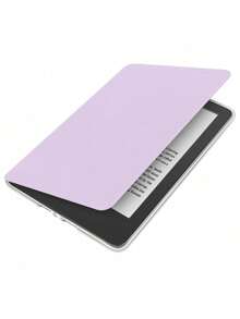 1 Buah Casing Pelindung Belakang Ultra Jernih Akrilik TPU TPU untuk Kindle Paperwhite Generasi ke-12 Ukuran 6 Inci, Tahan Guncangan, Tahan Gores, Anti Menguning, Pas Ramping, Pelindung dengan Fungsi Bangun dan Tidur Otomatis untuk Pembaca Elektronik, Aksesori untuk Membaca Sehari-hari di Rumah, Kantor, dan Perjalanan - Mauve Purple - View 4
