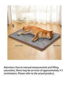 1pc Waterproof Pet Mat, Versatile All-Season Use, Oxford Cloth Waterproof, Suitable For Small/Medium/Large Dogs & Cats, Scratch & Bite Resistant, Pet Bed/Nest Mat - Grey - View 8