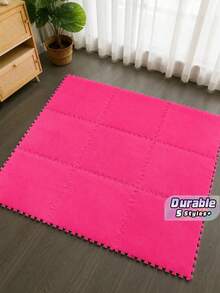 2/6/10/20/50pcs Spliced Floor Mats, Modern Minimalist Interlocking Foam Mats, Non-Slip And Easy-To-Clean Interlocking Carpets, Stain-Resistant Spliced Floor Mats, Suitable For Home Floor Decoration In Living Rooms - multicolor - View 1