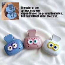 5-In-1 Cute Eyed Toothbrush Holder - Dopamine Color Toothbrush Travel Set - Dust-Proof Toothbrush Protector, Suitable For Home/Travel - Multicolor - View 8