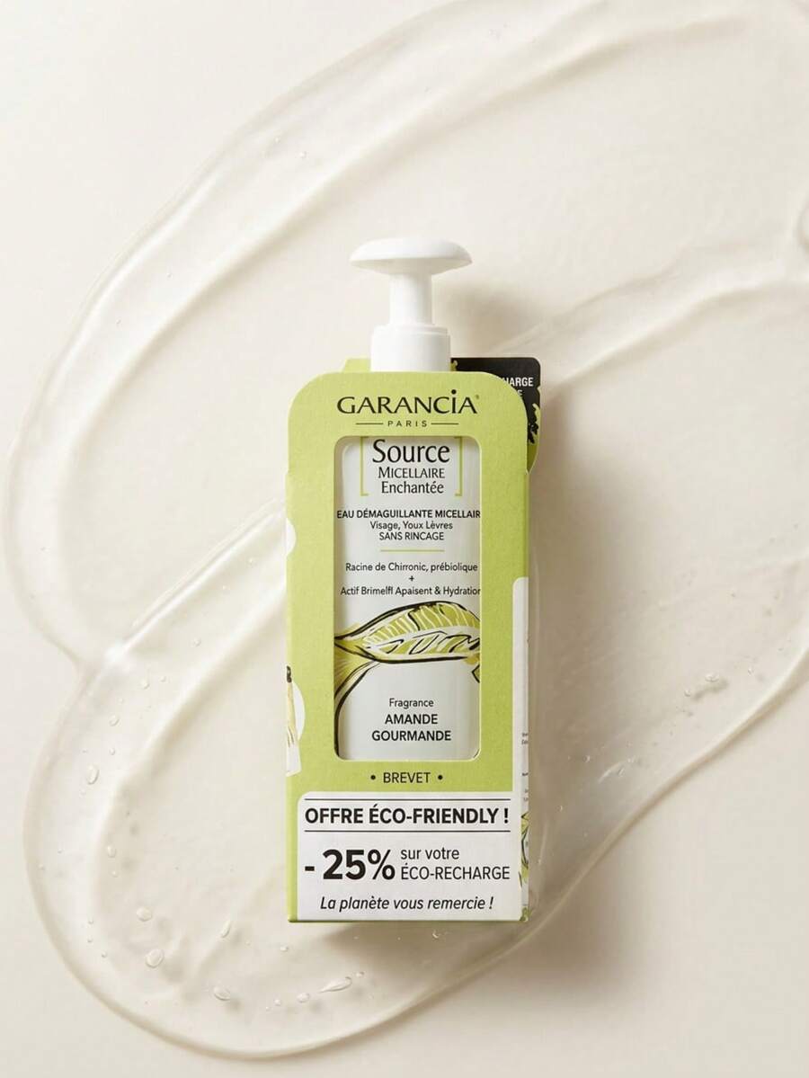 Garancia Source Micellaire Enchantée Almond Micellar Cleansing Water 400 Ml – Micellar Water, Soothing, For Sensitive Skin, Almond, Chicory Root, Suitable For Daily Cleansing Routine - Clear - View 1
