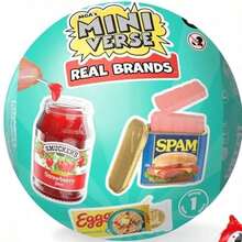MGA Entertainment 1pc Random Style MGA Miniverse Real Brands Make It Mini Mystery Capsule, Random Style DIY Miniature Food Kit, Tiny Pantry Scene Model, Collectible Desk Display, Creative Assembly Decor For Shelf - Multicolor - View 7