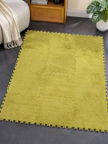 2/6/10/20/50pcs Spliced Floor Mats, Modern Minimalist Interlocking Foam Mats, Non-Slip And Easy-To-Clean Interlocking Carpets, Stain-Resistant Spliced Floor Mats, Suitable For Home Floor Decoration In Living Rooms - multicolor - View 2