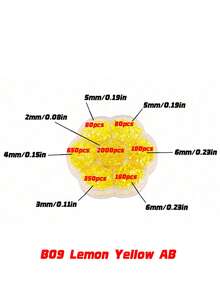 5000Pcs 2-6mm Jelly Color Flatback Rhinestones – Round Crystal Gems In Flower Box, 5 Sizes Mixed AB Glass Rhinestones For DIY Crafts, Clothing, Shoes, Bags, Phone Cases - AB Colors - View 21