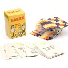 Tales Family Edition Story Game Cards, Interesting Question & Answer Interactive Board Game For Family Time - Multicolor - View 10