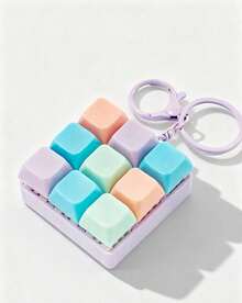 POKOJA LAND 1-Pack Push Pop Fidget Cube - Stress Relief Sensory To The Color Of The Hanging Loop Will Be Shipped Randomly - Multicolor - View 15
