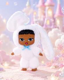 MGA Entertainment 1pc Random Style Fuzzy Plush Figure Keychain, Mini Fashion Doll Bag Charm With Faux Fur Costume, Metal Ring Pendant, Sticker Card, Cute Backpack Decor & Collectible Display Accessory - Multicolor - View 3