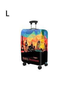 Thick Elastic Luggage Cover, Protective Case Fit 18-32 Inch Suitcases, Travel Accessories - Multicolor - View 5