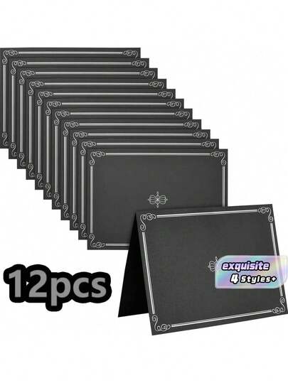 12Pcs Exquisite Certificate Folders, Premium Paper Diploma Covers, Durable Award & Certificate Holders, Ideal For Graduation Diplomas, Employee Awards And Honor Displays. Fits Papers In Size Of 28.45*22.35 Cm And 21.59*27.94 Cm.