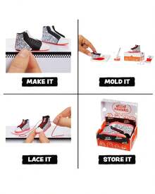 MGA Entertainment 1pc Random Style MGA's Miniverse Make It Mini Sneakers Mystery Capsule, Random Style DIY Mini Shoe Craft Set, Collectible Sneaker Model With Tiny Lace And Sole Details, Creative Desk Shelf Display Decor - Multicolor - View 4