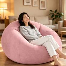 1 Outdoor Garden Beanbag Chair, Inflatable Lounge Sofa (Requires Inflation; Pump Not Included), Comfortable And Casual Seating, Ideal For Patios, Backyards, Lawns, Camping, And Poolside Use. - / - View 8