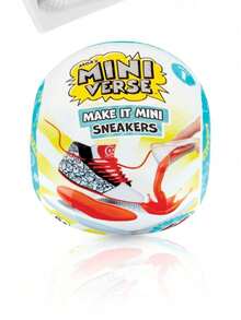 MGA Entertainment 1pc Random Style MGA's Miniverse Make It Mini Sneakers Mystery Capsule, Random Style DIY Mini Shoe Craft Set, Collectible Sneaker Model With Tiny Lace And Sole Details, Creative Desk Shelf Display Decor - Multicolor - View 9