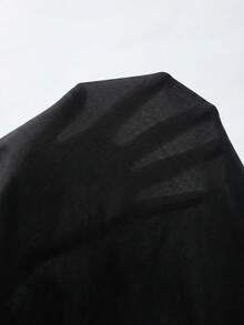SHEIN 1 件女士无缝高腰提臀内裤，塑身裤 - 黑色 - 查看 7