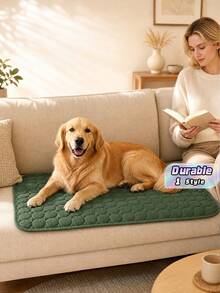 1/2 Packs Washable Reusable Pet Pee Pads, 4-Layer Waterproof Absorbent Training Urine Isolation Mats For Small Medium Large Dogs & Cats, Keep Pets Dry Comfortable - Green - View 1