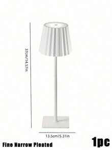 مصباح طاولة LED قابل لإعادة الشحن، مصباح مكتب محمول بتصميم عصري بسيط، مصباح جانبي ديكوري لغرفة النوم وغرفة المعيشة في المنزل - متعدد الألوان - مشاهدة 12
