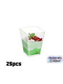 75 Clear Dessert Cups With Lids And Spoons – Yogurt & Jelly Cups, Party Appetizer Cups, Mini Cups – Suitable For Pudding, Fruit, And Ice Cream - Transparency - View 10