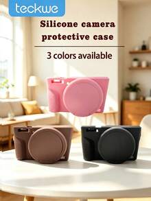 Teckwe G7 X Mark III Digital Camera Protective Case, Camera Silicone Case, Camera Bag, Camera Accessories, Suitable For Outdoor Photography - View 1