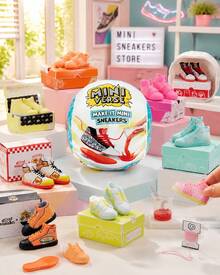 MGA Entertainment 1pc Random Style MGA's Miniverse Make It Mini Sneakers Mystery Capsule, Random Style DIY Mini Shoe Craft Set, Collectible Sneaker Model With Tiny Lace And Sole Details, Creative Desk Shelf Display Decor - Multicolor - View 1