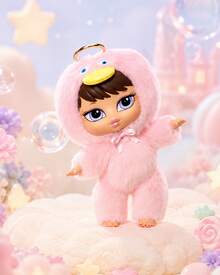 MGA Entertainment 1pc Random Style Fuzzy Plush Figure Keychain, Mini Fashion Doll Bag Charm With Faux Fur Costume, Metal Ring Pendant, Sticker Card, Cute Backpack Decor & Collectible Display Accessory - Multicolor - View 2