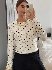FRIFUL Women's Mesh Turtleneck Sheer Top, Layering Piece For Autumn Summer Long Sleeve - White - View 4