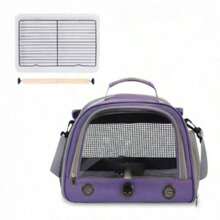 Large Portable Parrot Cage: Comes With Travel Bag, Metal Tray And Stick - Suitable For Carrying/Transporting African Grey Parrots, Eclectus Parrots And Other Medium To Large Birds - Multicolor - View 10