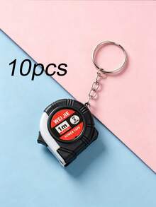 Mini Steel Tape Measure With Protective Case, Centimeter & Inch, Shockproof, Portable, Gift, Built-In Brake Lock - black - View 9