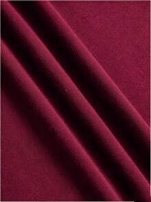 INAWLY Solva Solid Color Ruched Fitted Sexy Spaghetti Strap Jumpsuit, Summer - Burgundy - View 10