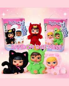 MGA Entertainment 1pc Random Style Fuzzy Plush Figure Keychain, Mini Fashion Doll Bag Charm With Faux Fur Costume, Metal Ring Pendant, Sticker Card, Cute Backpack Decor & Collectible Display Accessory - Multicolor - View 16