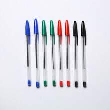 100-Pcs Green Bullet Ballpoint Pens Watertight Creative Plastic Ballpoint Pens For Male And Female Students, Writing, Note-Taking, Marking, Drawing,Stationery,School Supplies - multicolor - View 2