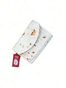 superFUNNYmarket Portefeuille de grande capacité en forme de pancake, portefeuille pliable amusant avec clip à pression, sac à main portable avec poche à monnaie multi-fentes, pour les courses quotidiennes, les voyages, les rendez-vous, les cadeaux d'anniversaire et de vacances, mini sac à main à la mode et excentrique en forme d'aliment, accessoires de sac de rangement - Multicolore - Voir 11
