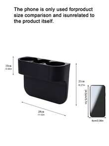 Car Seat Gap Cup Holder, Car Drink Cup Holder, Water Cup Holder, Creative Load-Bearing Cup Holder, Car Storage Box For Vehicle Interior - multicolor - View 4