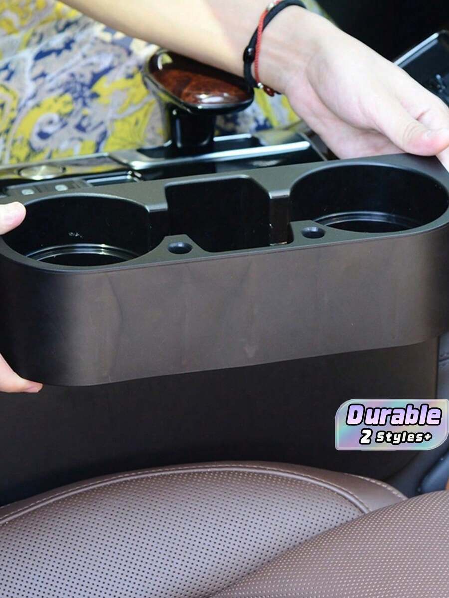 Car Seat Gap Cup Holder, Car Drink Cup Holder, Water Cup Holder, Creative Load-Bearing Cup Holder, Car Storage Box For Vehicle Interior - multicolor - View 1