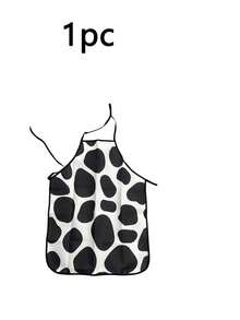 1Pc Leopard Cow Print Sleeveless Apron, Funny Novelty Costume Apron For Party Night Gag Gift, Waterproof Oilproof Kitchen Cooking Cover Up - Multicolor - View 15
