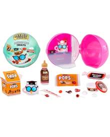 MGA Entertainment 1pc Random Mystery Ball, MGA's Miniverse Make It Mini Treats ,Candy Theme DIY Mini Food Resin Kit, Jolly Rancher, Ring Pop, PEZ, ICEE Or Roll Replica, Non-Edible Blind Box With Mini Vending Machine Display - Multicolor - View 5