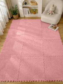 2/6/10/20/50pcs Spliced Floor Mats, Modern Minimalist Interlocking Foam Mats, Non-Slip And Easy-To-Clean Interlocking Carpets, Stain-Resistant Spliced Floor Mats, Suitable For Home Floor Decoration In Living Rooms - multicolor - View 6