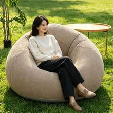 1 Outdoor Garden Beanbag Chair, Inflatable Lounge Sofa (Requires Inflation; Pump Not Included), Comfortable And Casual Seating, Ideal For Patios, Backyards, Lawns, Camping, And Poolside Use. - / - View 14
