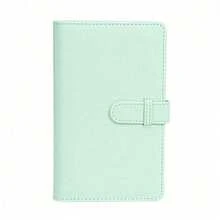 1 pieza Álbum de fotos con 108 bolsillos para película de cámara, papel fotográfico de 3 pulgadas, estuche de almacenamiento de cuero sintético PU, libro de colección de sellos y entradas, para Fujifilm Mini 12, útiles escolares, vuelta al cole - Multicolor - Ver 18